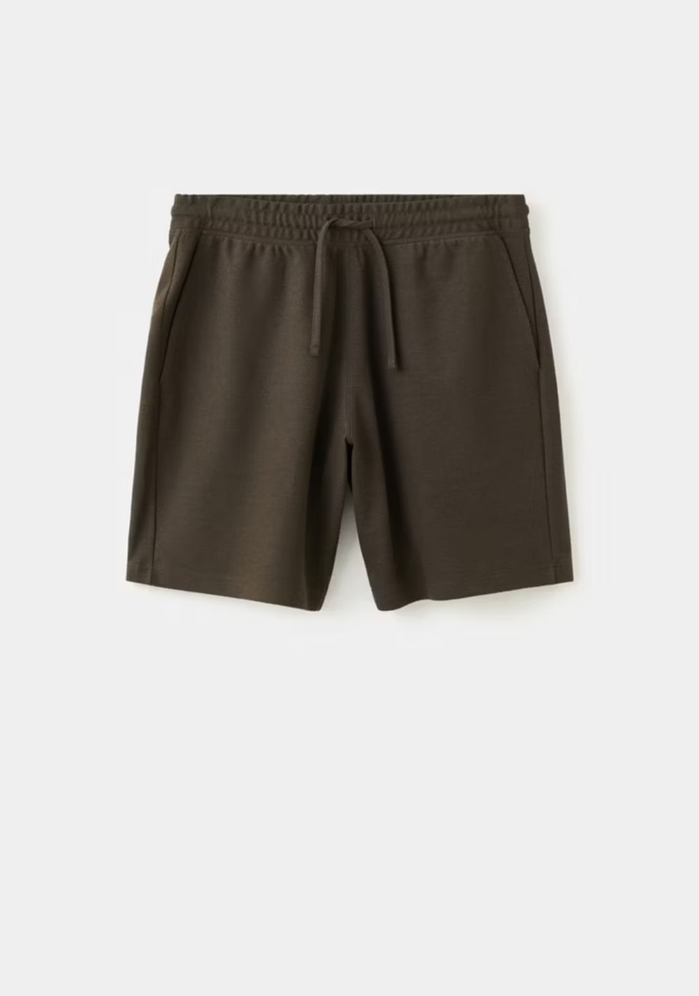 Bermudas Mezcla Algodón Textura Cordón Mango 9