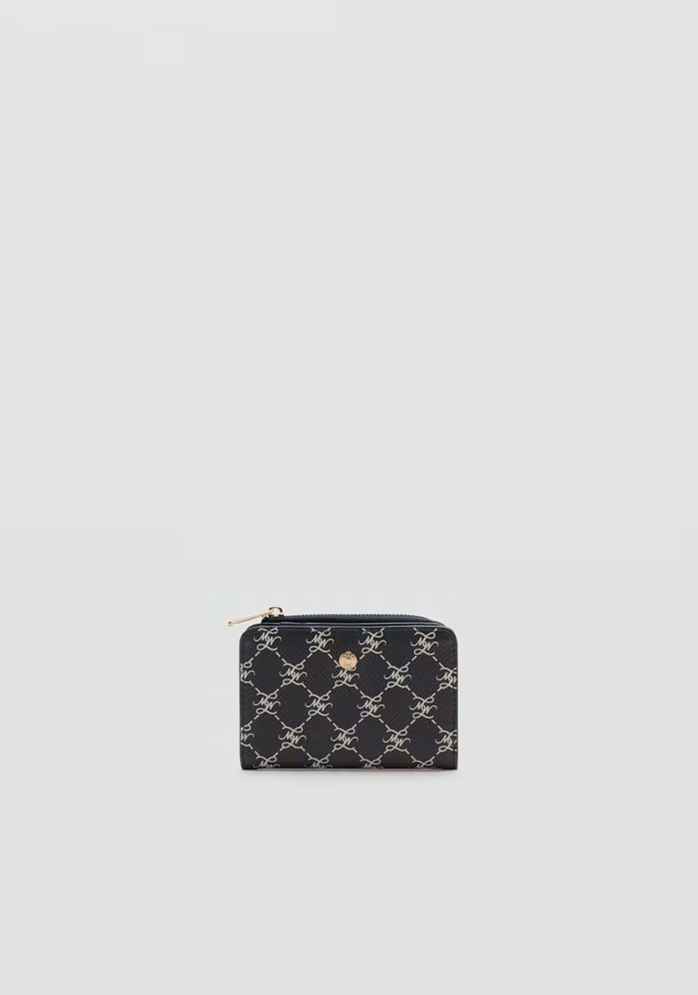 Billetera Mediana Estampado Logo Mango