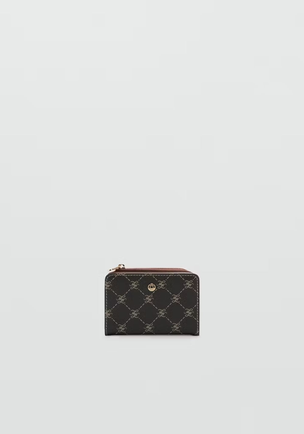 Billetera Mediana Estampado Logo Mango