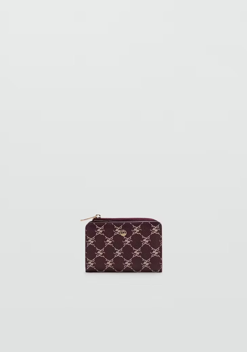 Billetera Mediana Estampado Logo Mango