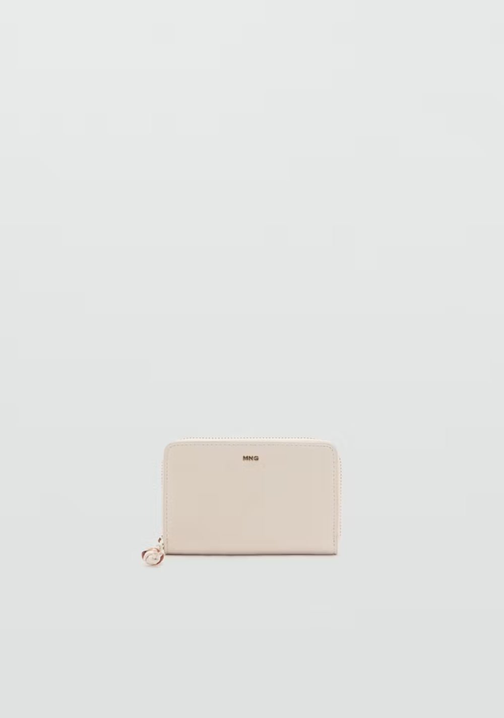Billetera Pequeña Efecto Safiano Mango