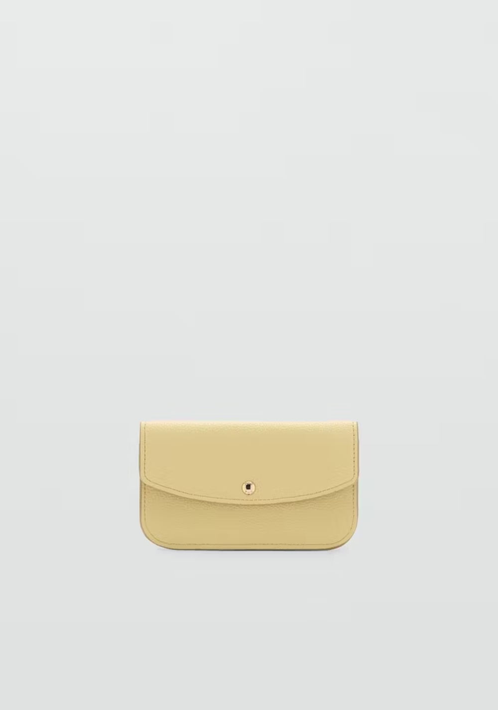 Billetera Solapa Botón Mango
