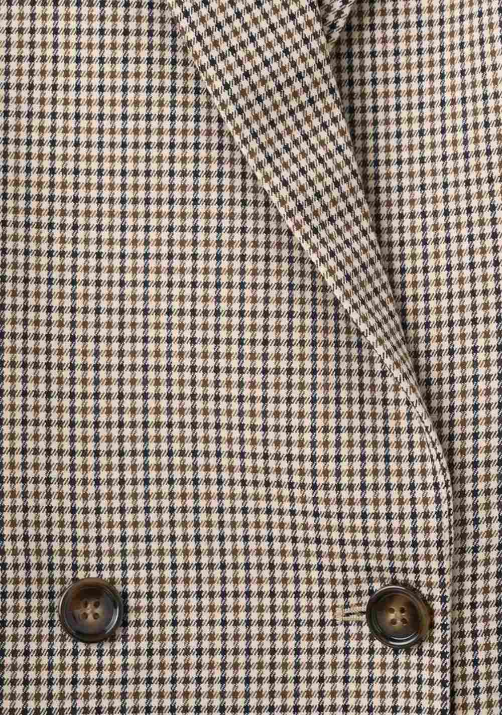 Blazer Cruzada Micro Pata de Gallo Mango 6