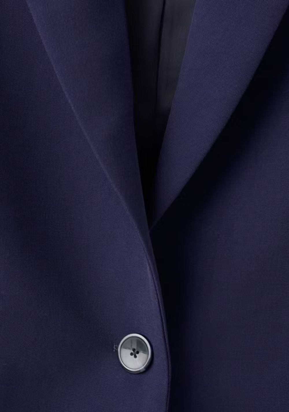 Blazer Recta Bolsillos Solapa Mango 7