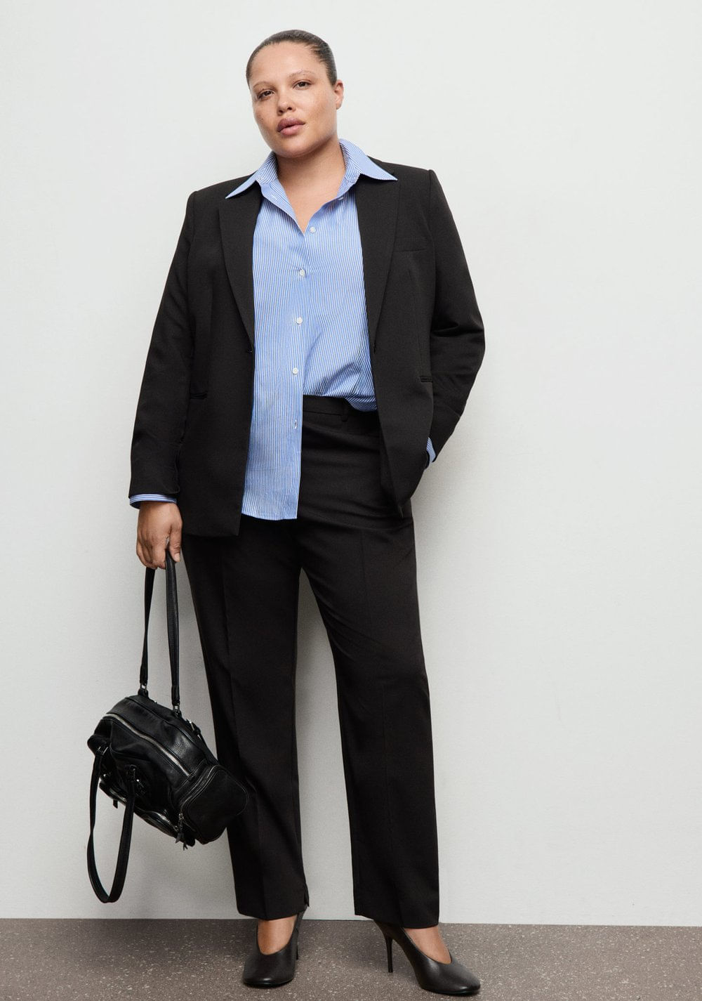 Blazer Traje Entallada Mango 6