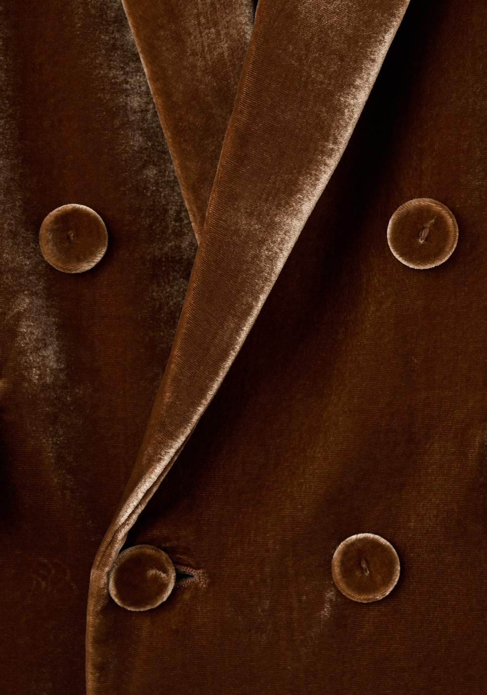 Blazer Traje Terciopelo Doble Botonadura Mango 8