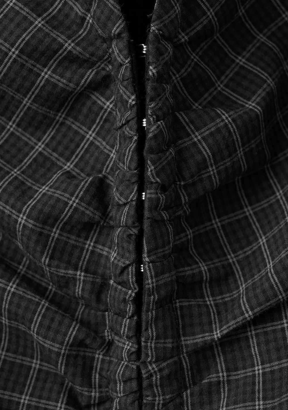 Blusa Cuadros Fruncidos Mango 4