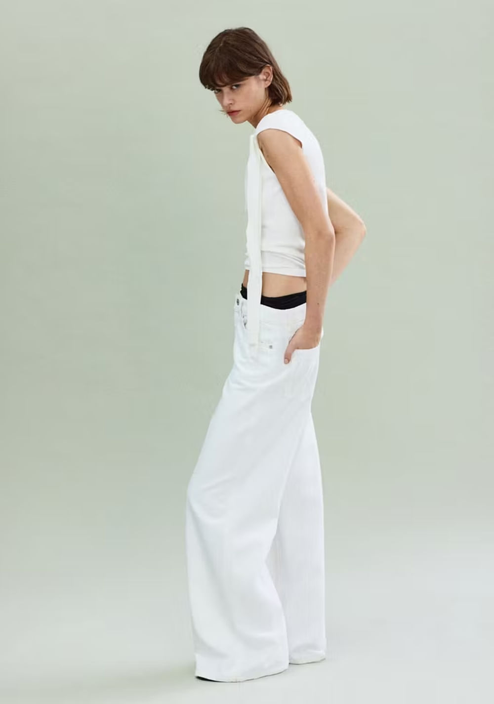 Blusa Punto Fino Detalle Lazo Mango 2