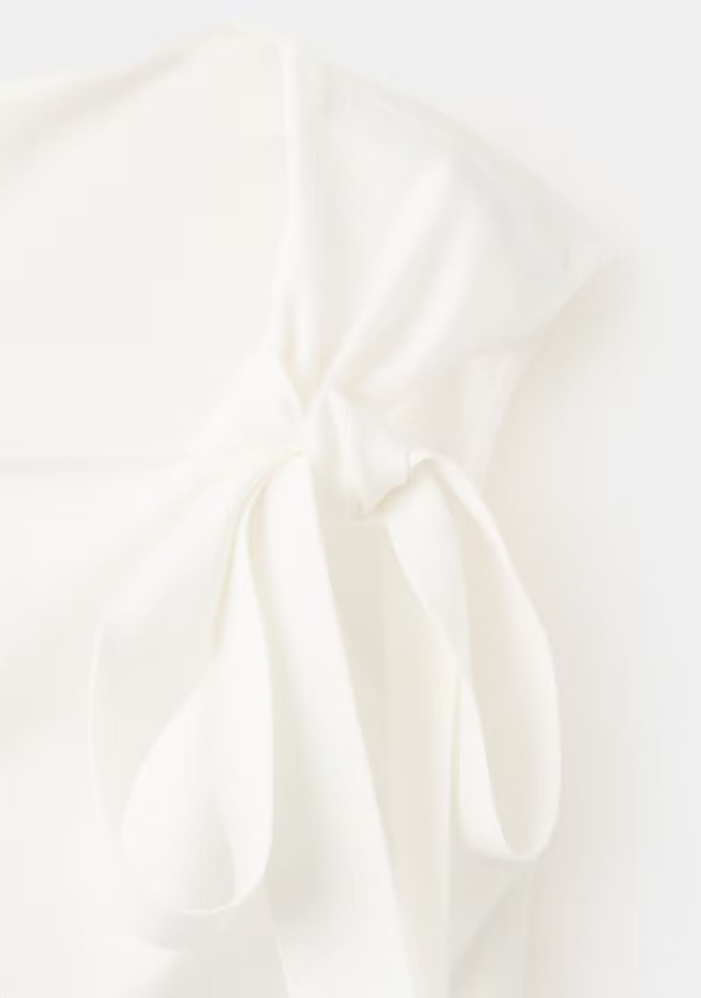 Blusa Punto Fino Detalle Lazo Mango 6