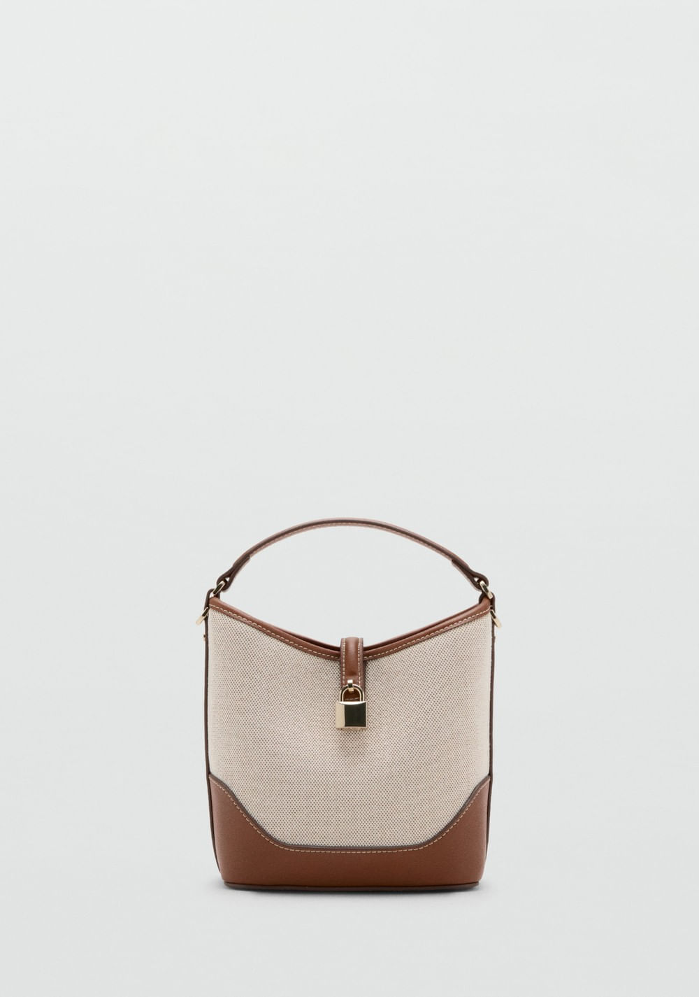 Cartera Bucket Canvas Contraste Mango Imagen Principal