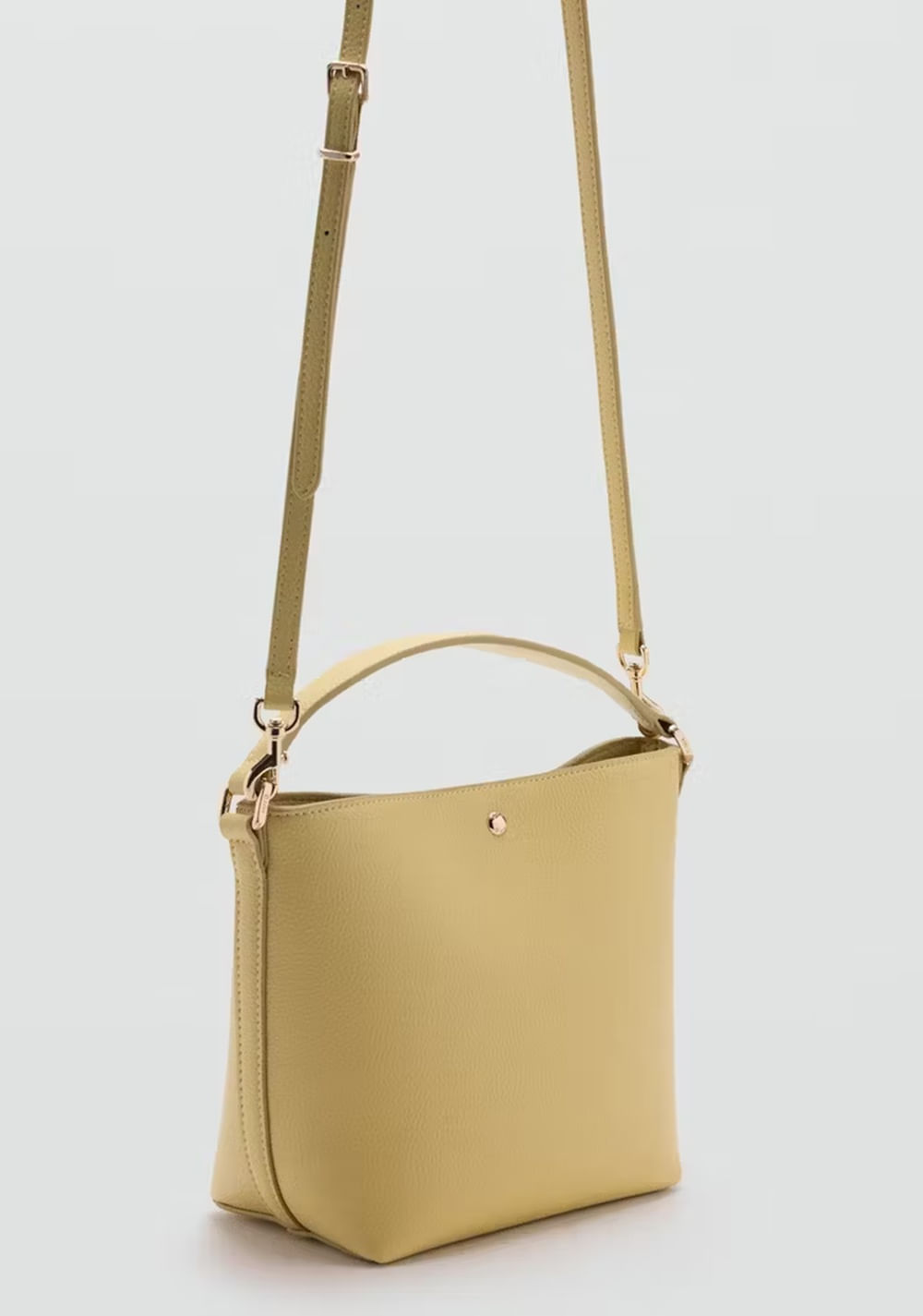 Cartera Bucket Efecto Piel Mango 3