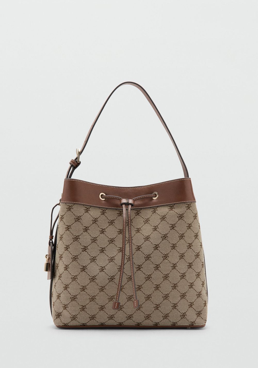 Cartera Bucket Logo Jacquard Mango Imagen Principal