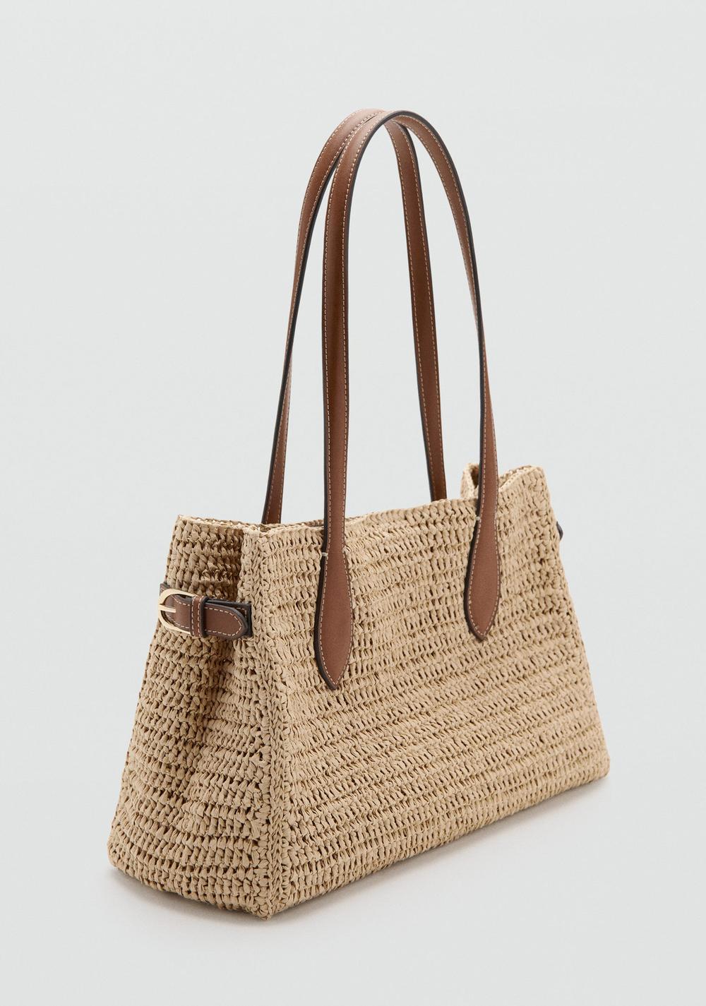 Bolso City Fibra Natural Mango 2