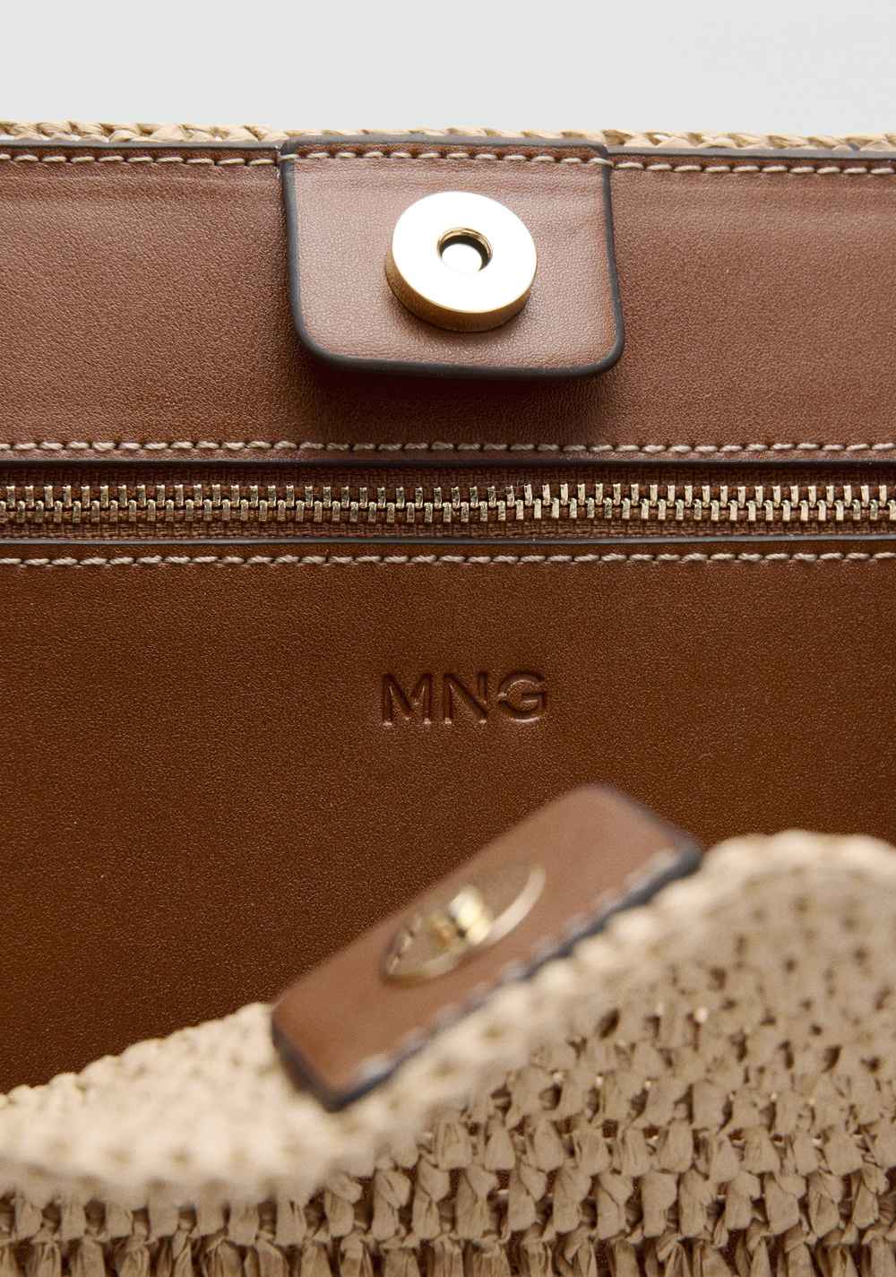 Bolso City Fibra Natural Mango 5