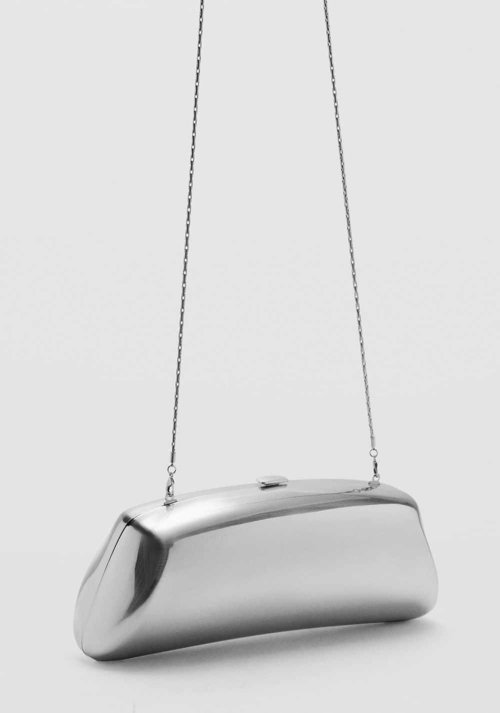 Bolso Clutch Metálico Mango 2