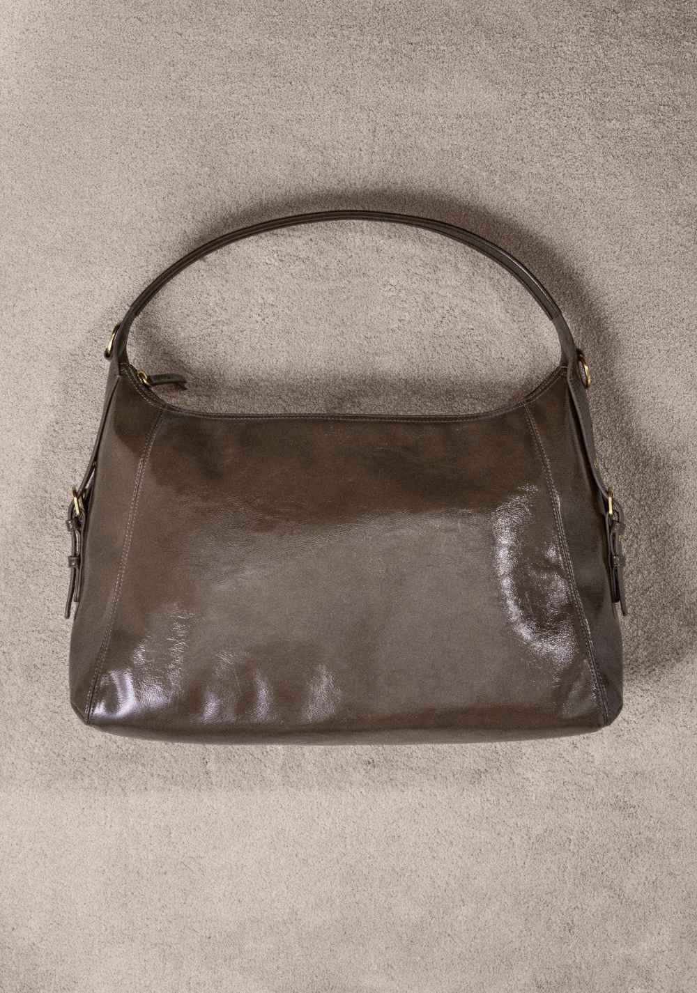 Cartera de Hombro Detalle Hebillas Mango 7