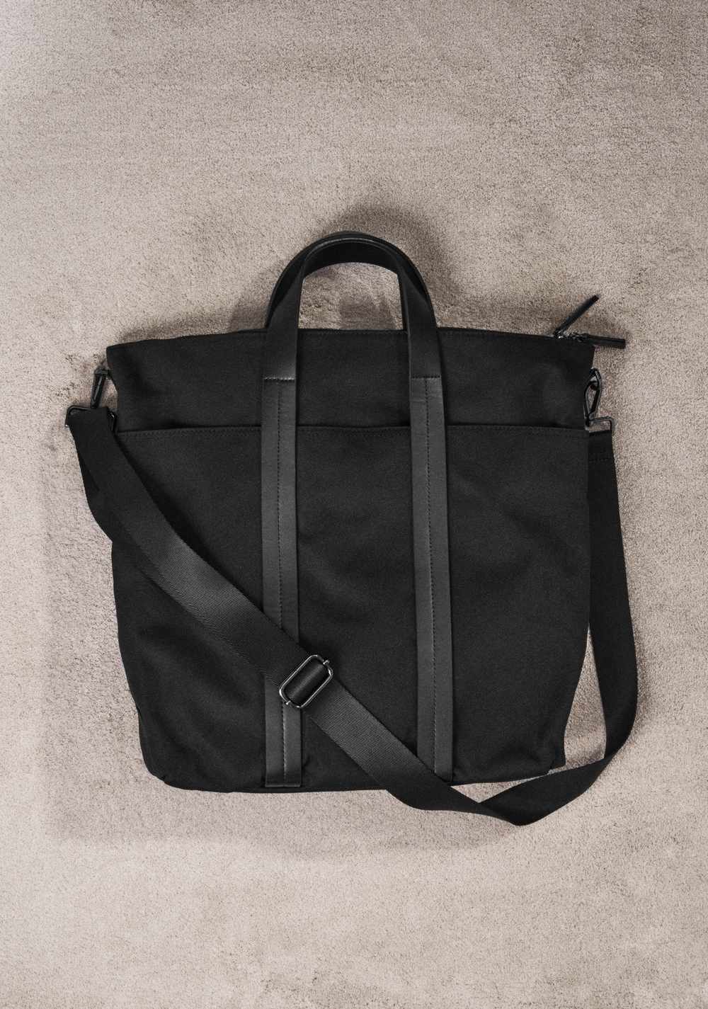Bolso Multifuncional Combinado Piel Mango 6