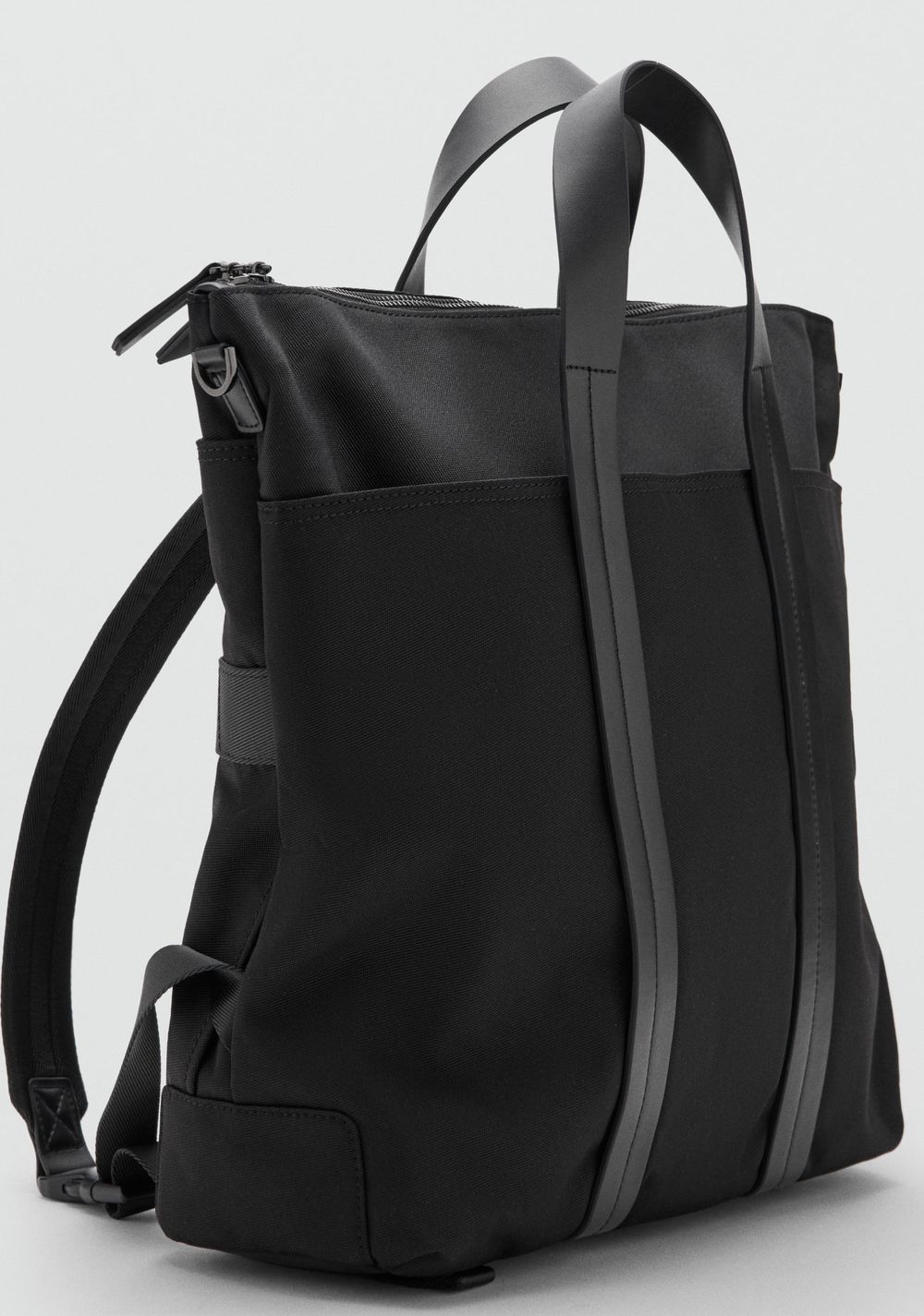 Bolso Multifuncional Combinado Piel Mango 2