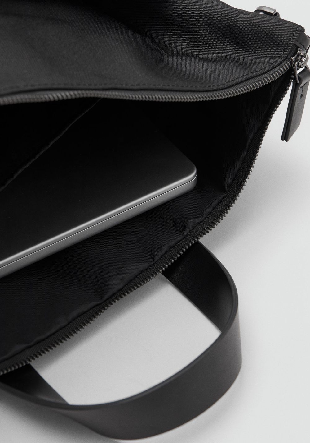Bolso Multifuncional Combinado Piel Mango 3