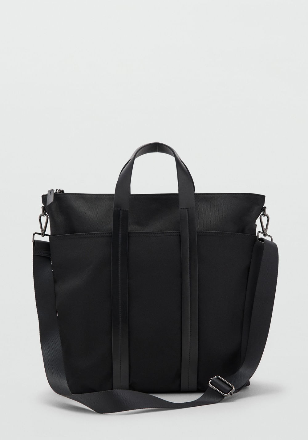 Bolso Multifuncional Combinado Piel Mango Imagen Principal