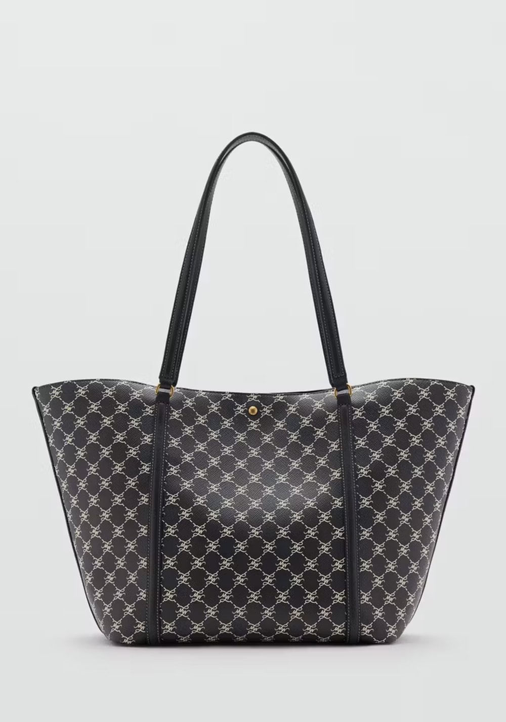 Cartera Shopper Estampado Logo Mango