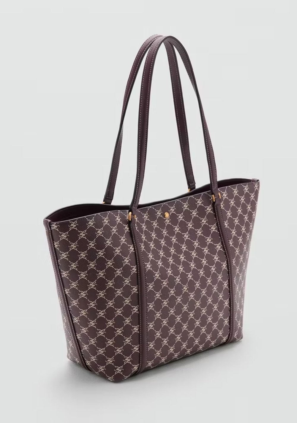 Cartera Shopper Estampado Logo Mango 3
