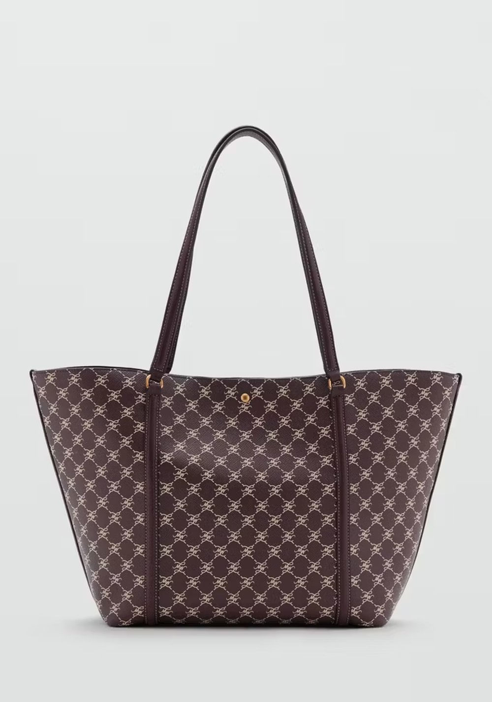 Cartera Shopper Estampado Logo Mango