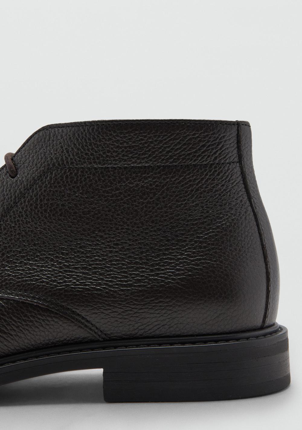 Botines Piel Cordones Mango 3
