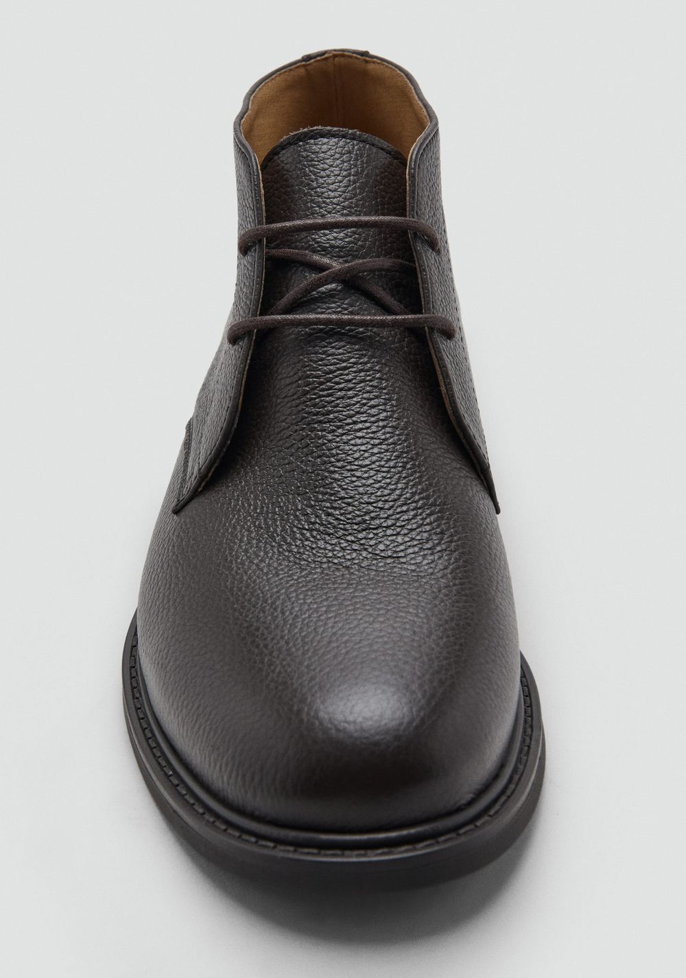 Botines Piel Cordones Mango 4