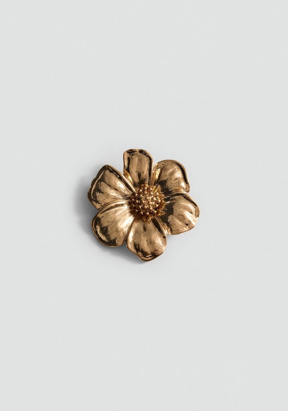 Broche Metálico Flor Mango Imagen Principal