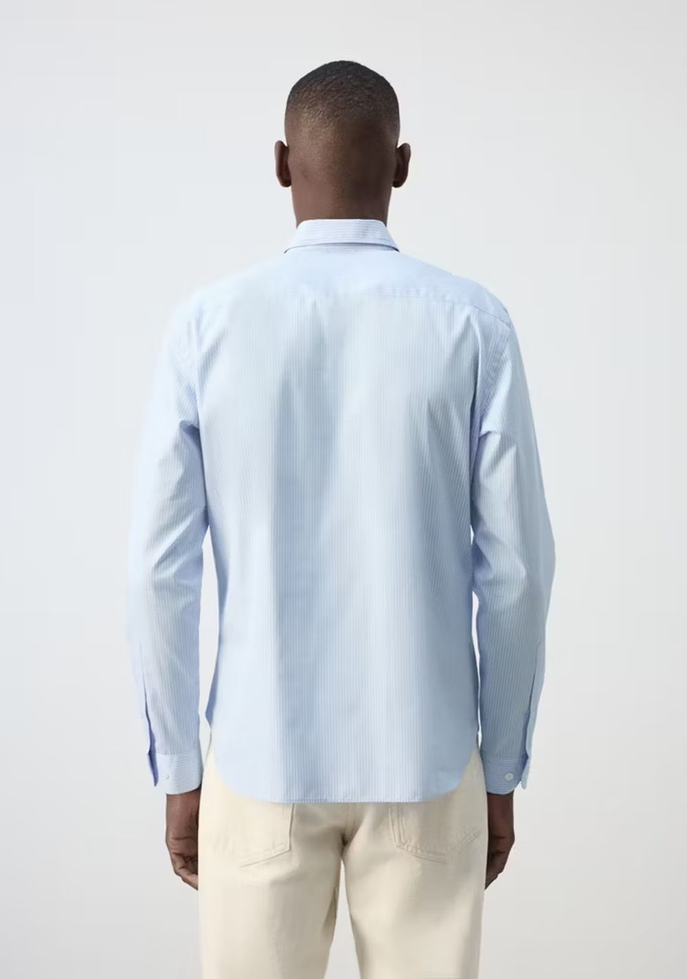 Camisa 100% Algodón Regular Fit Rayas Mango 3