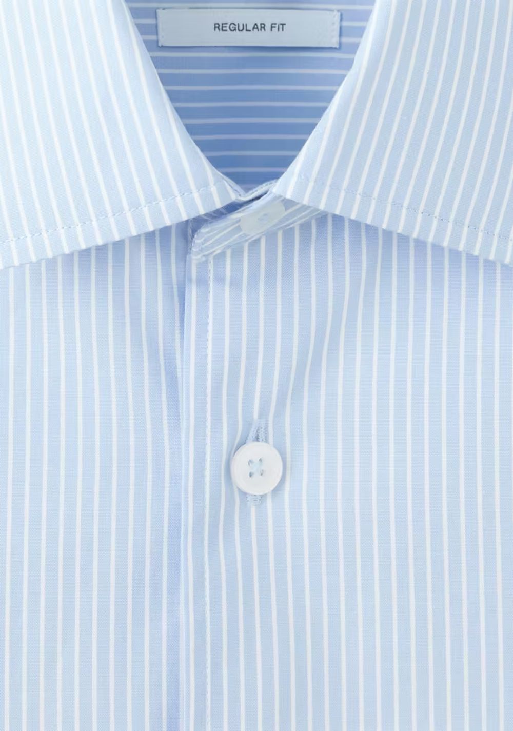 Camisa 100% Algodón Regular Fit Rayas Mango 6