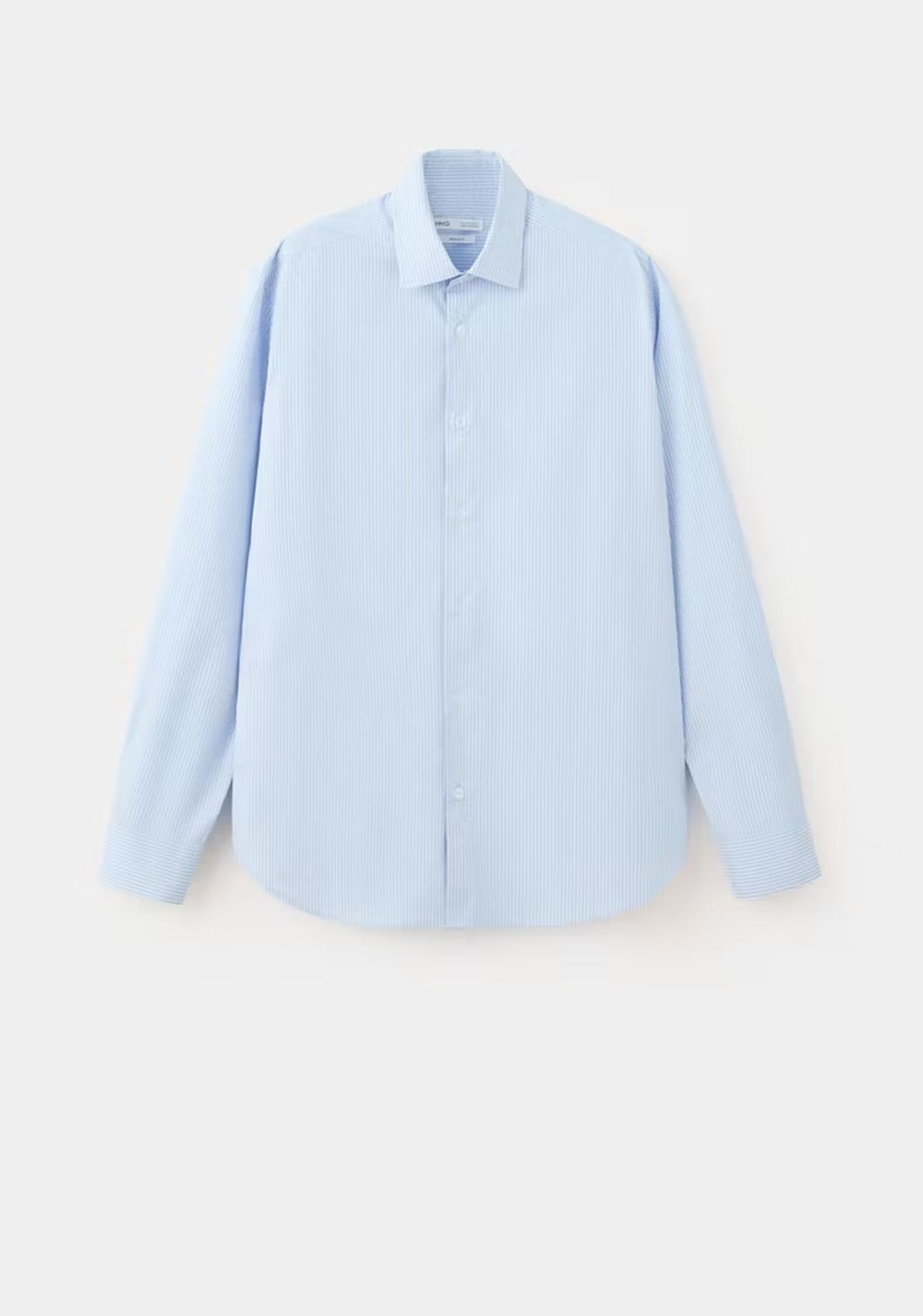 Camisa 100% Algodón Regular Fit Rayas Mango 8
