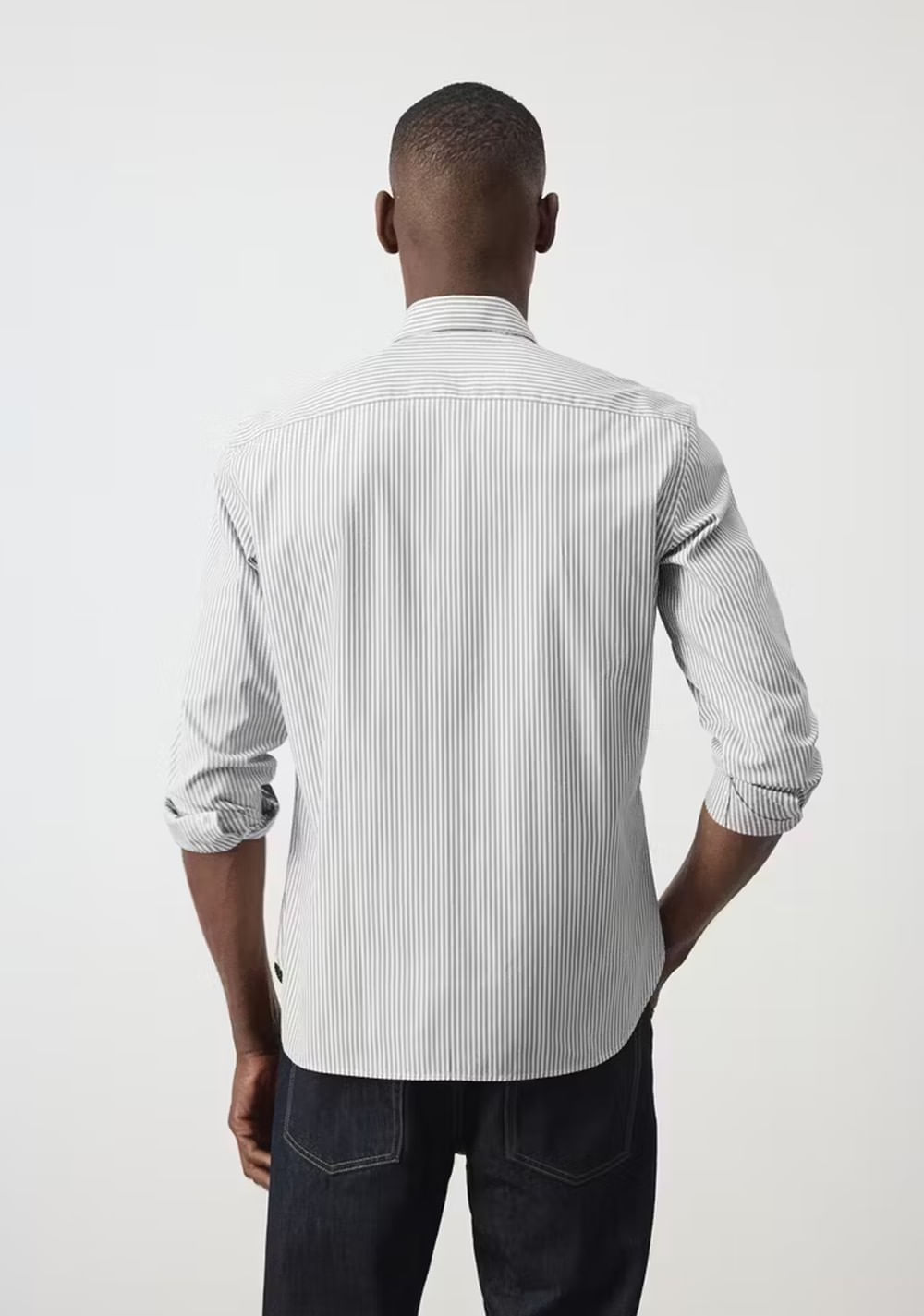 Camisa 100% Algodón Regular Fit Rayas Mango 3