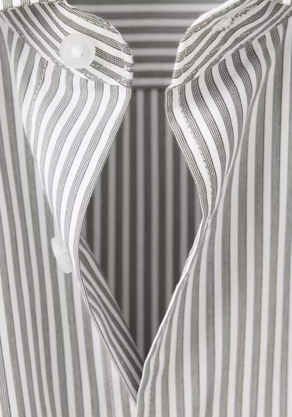 Camisa 100% Algodón Regular Fit Rayas Mango 6