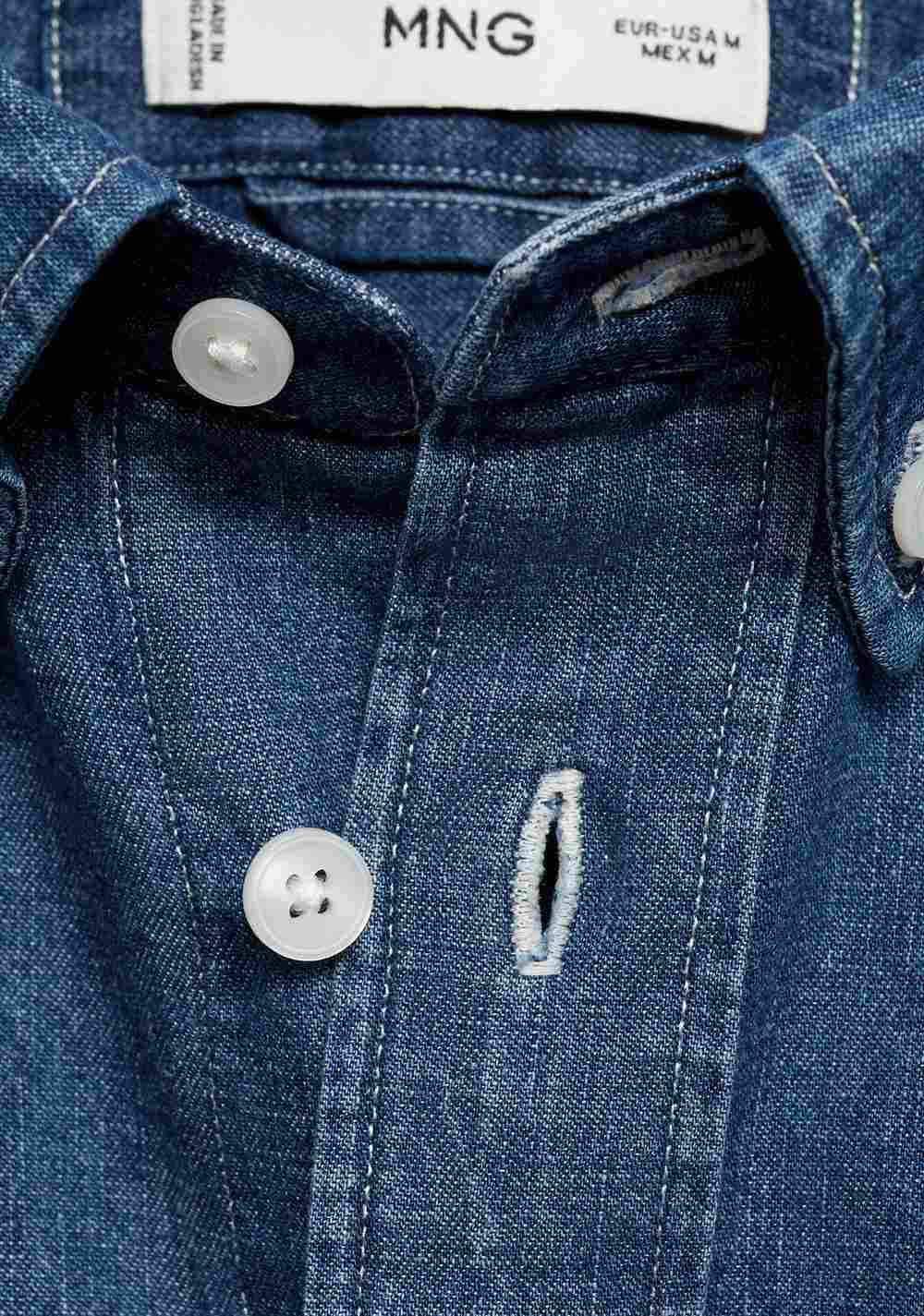 Camisa de Jean Regular Fit Mango 7