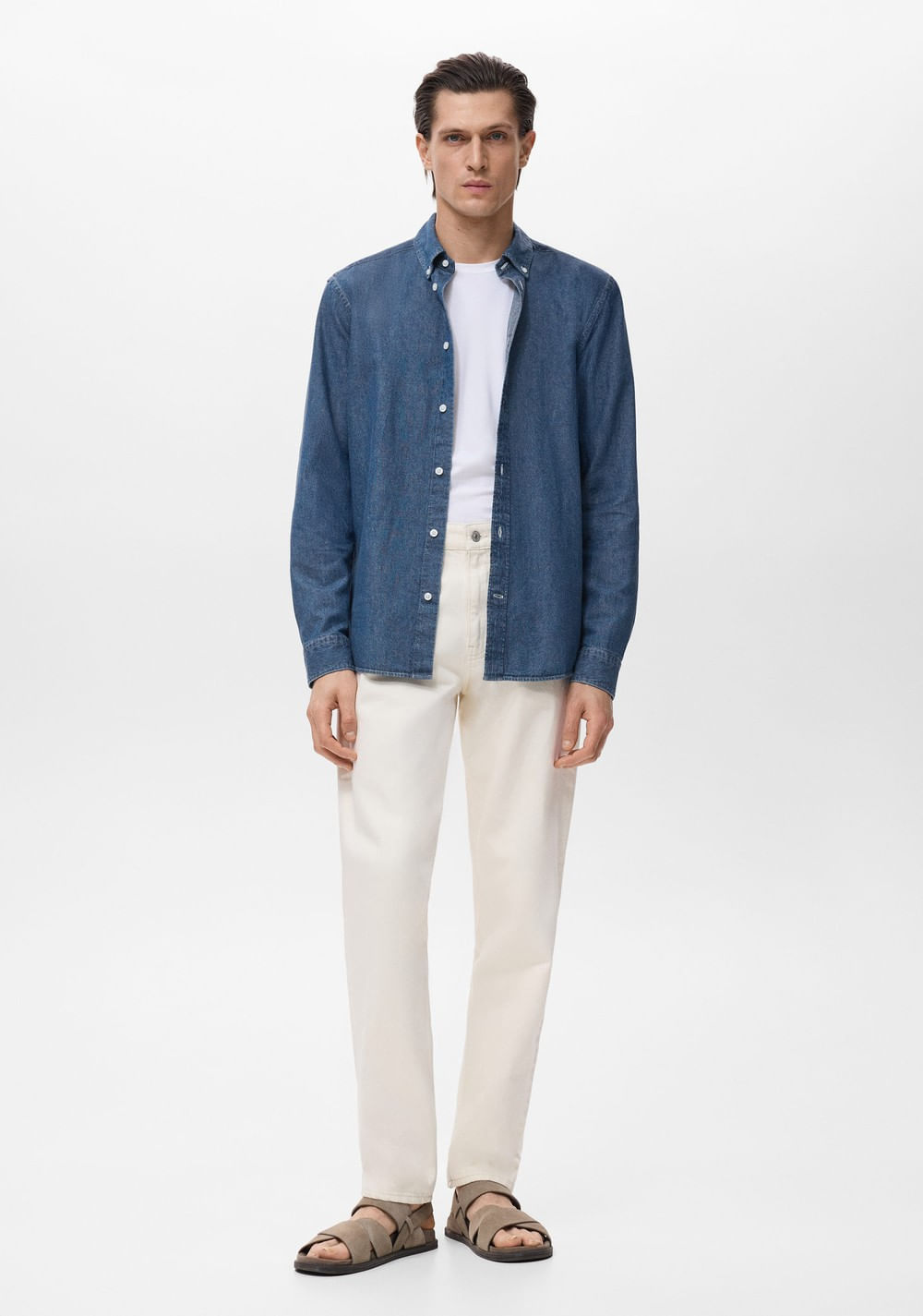 Camisa de Jean Regular Fit Mango 8