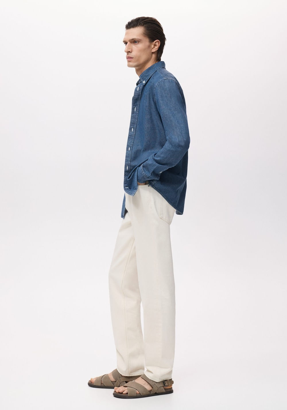 Camisa de Jean Regular Fit Mango 6