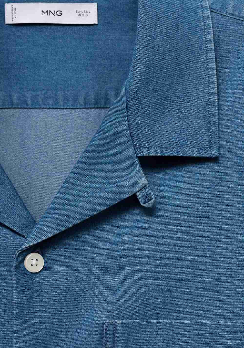 Camisa de Jeans Mango 7