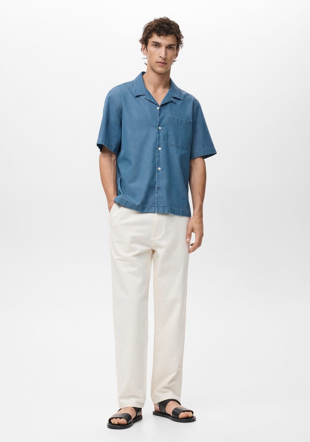 Camisa de Jeans Mango 8