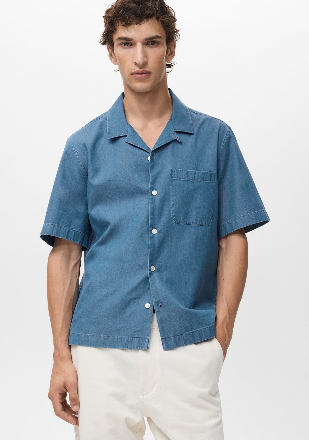 Camisa de Jeans Mango Imagen Principal