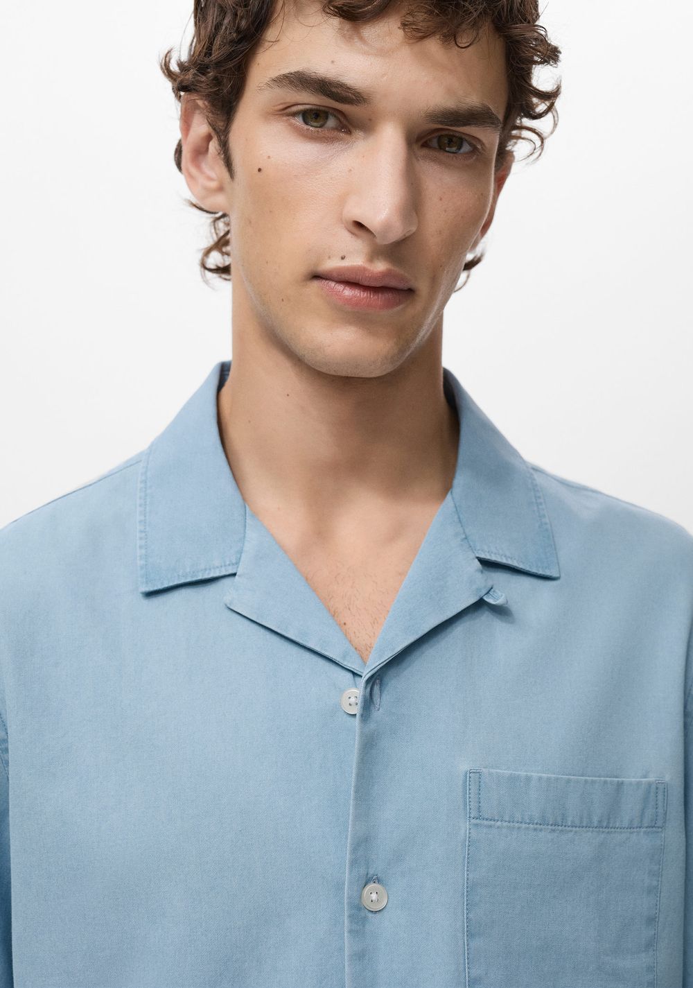 Camisa de Jeans Mango 5