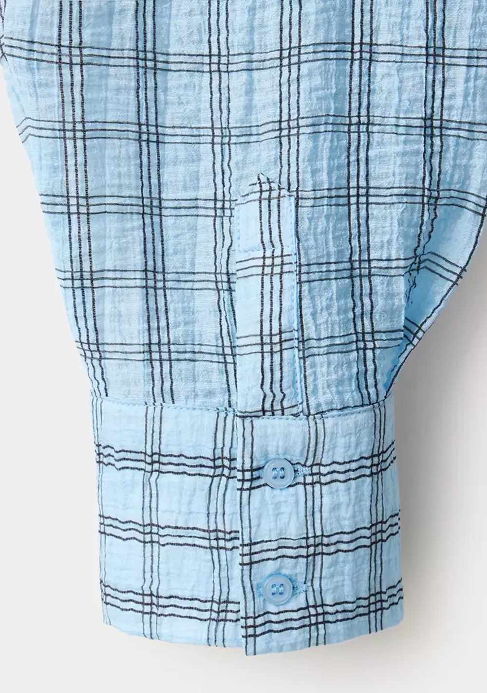 Camisa Lyocell Textura Cuadros Mango 4