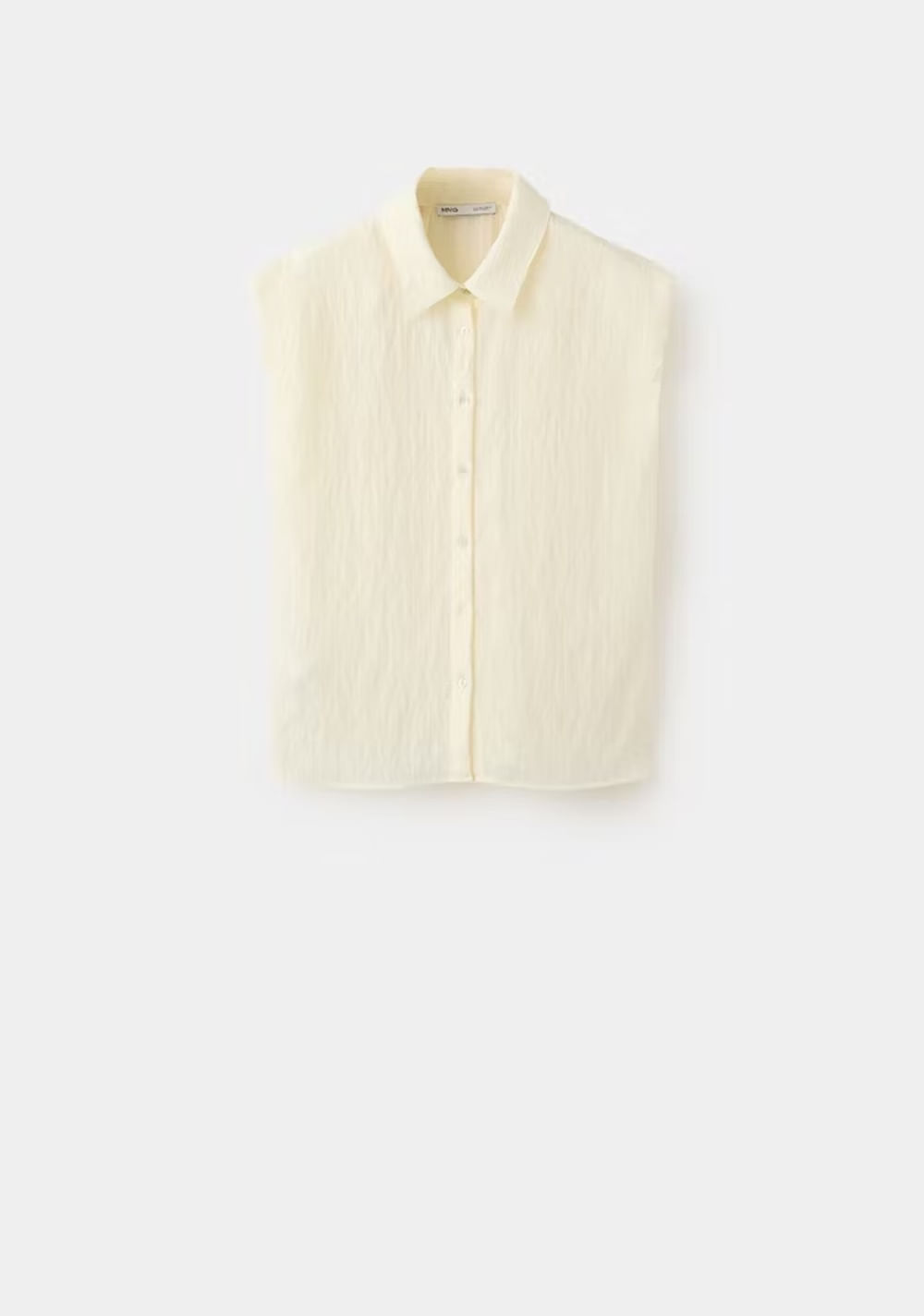 Camisa Rayas Bordada Mango 8