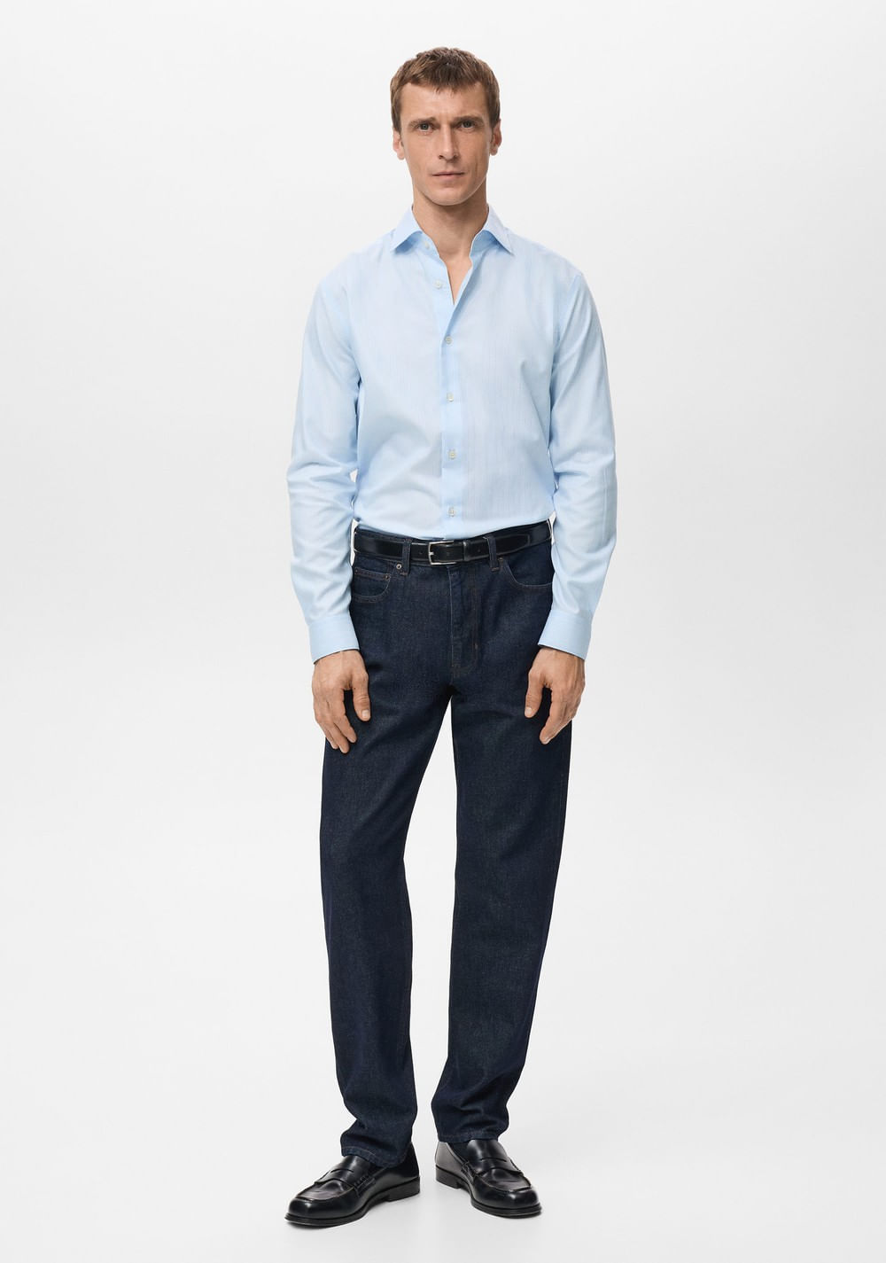 Camisa Rayas Slim Fit Mango 8