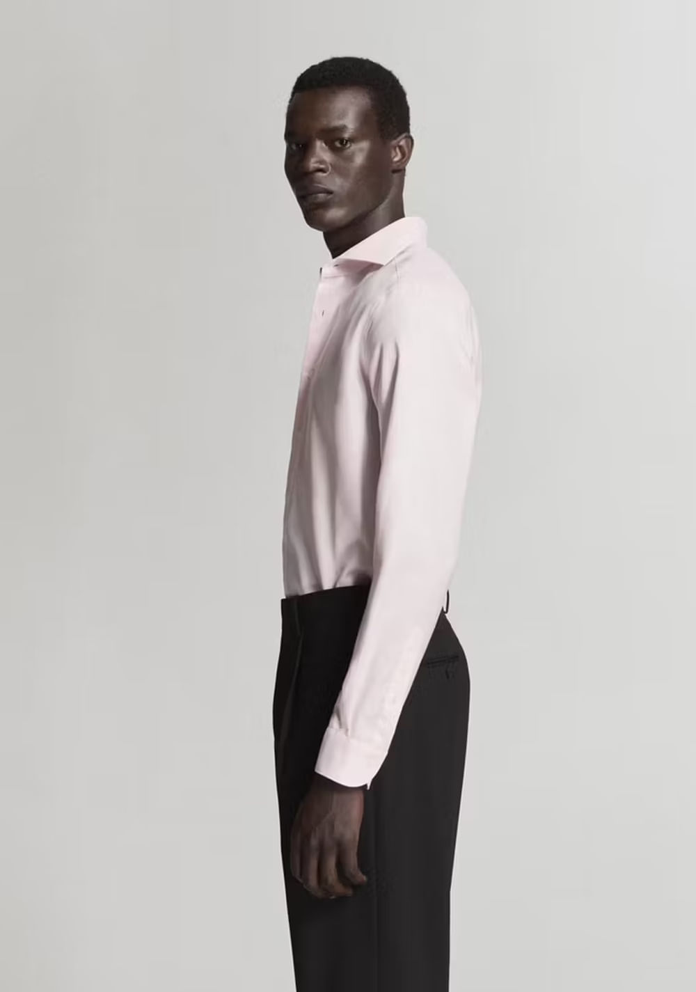 Camisa Traje Slim Fit 100% Algodón Mango 5
