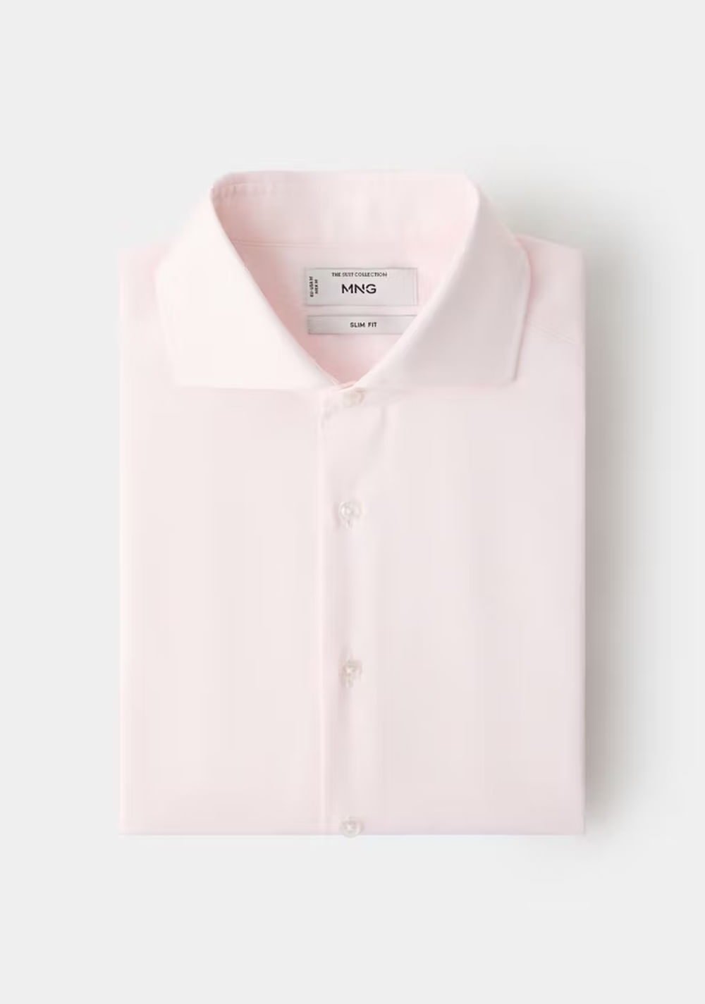 Camisa Traje Slim Fit 100% Algodón Mango 7