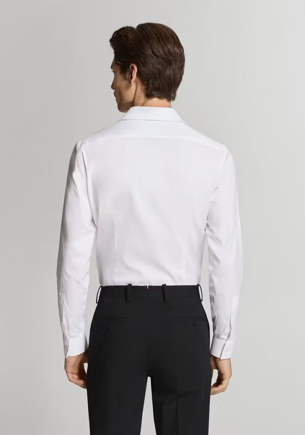 Camisa Traje Super Slim Fit Algodón Stretch Mango 3