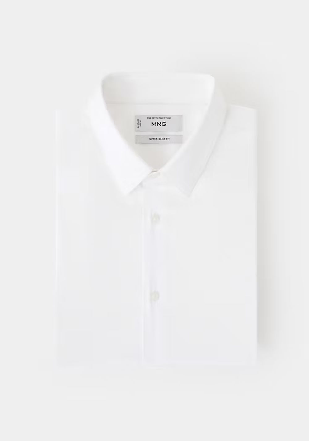 Camisa Traje Super Slim Fit Algodón Stretch Mango 7