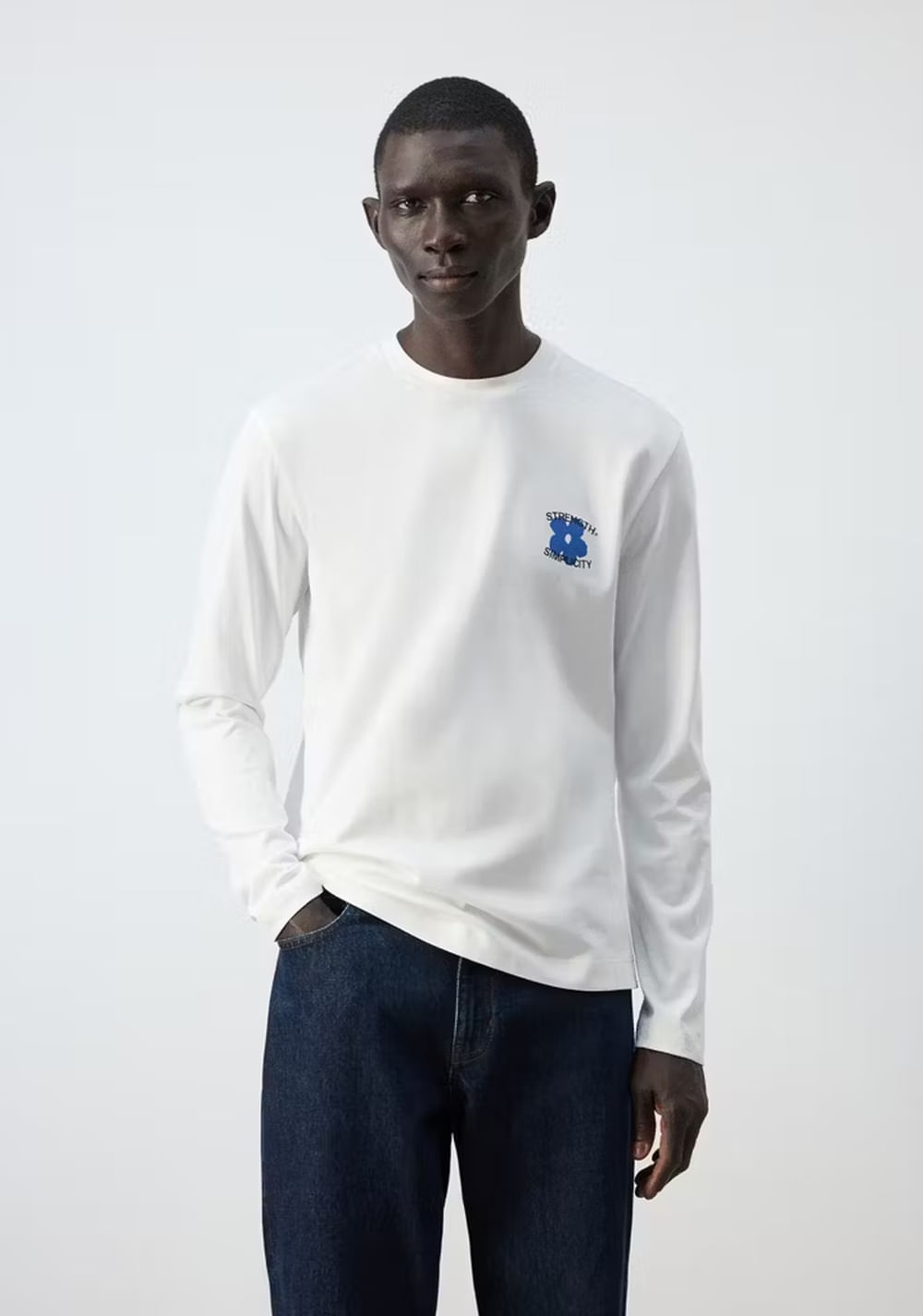 Camiseta 100% Algodón Estampada Mango Imagen Principal